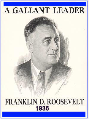 (image for) 1936 Franklin Roosevelt Sticker